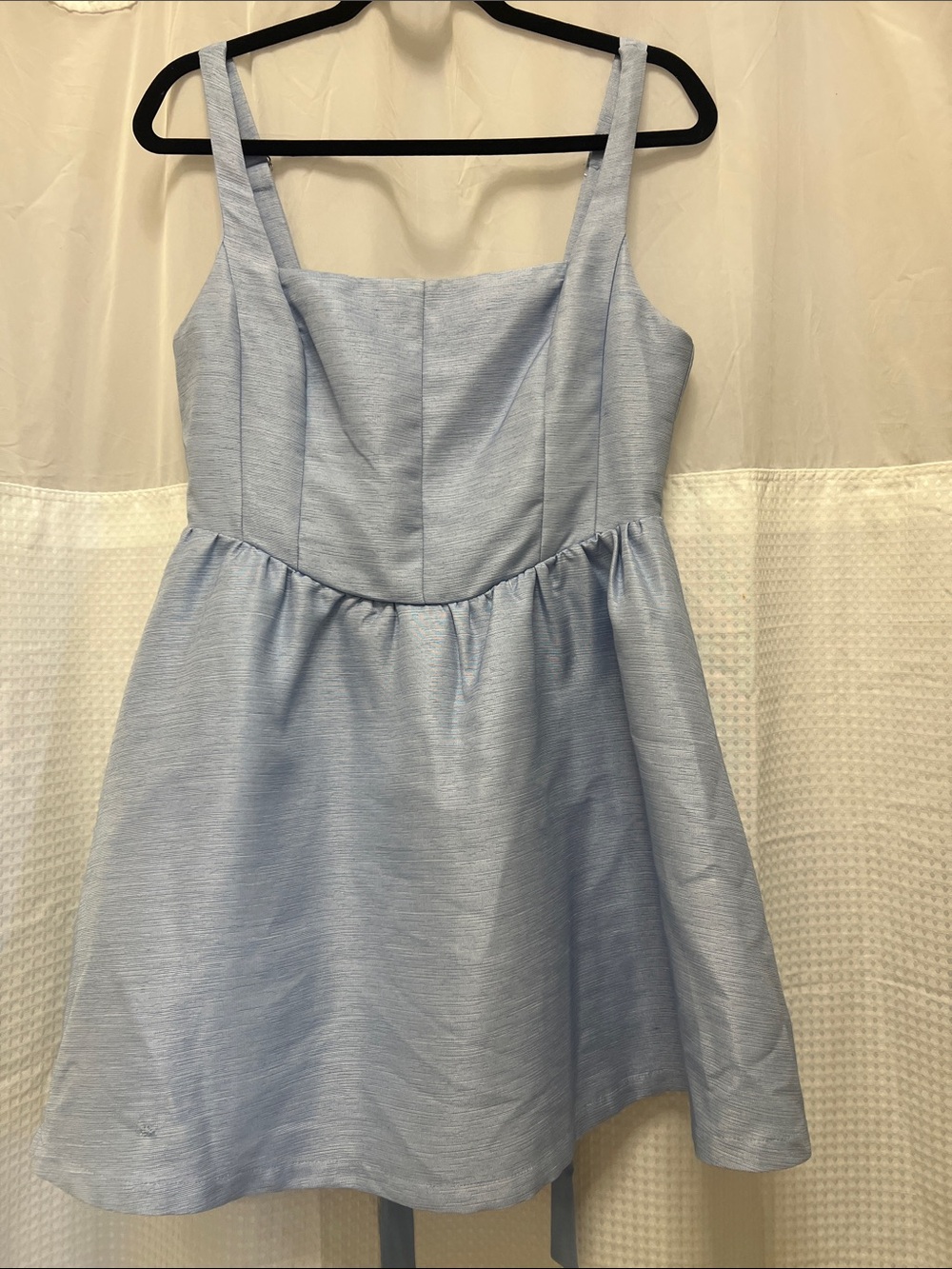 Light Blue women' Sleeveless Party Dress